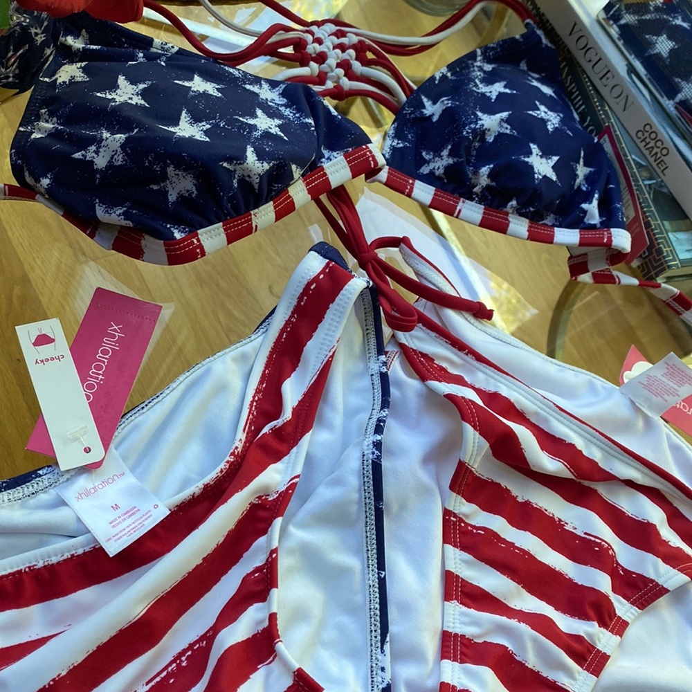 American Flag Bikini Set